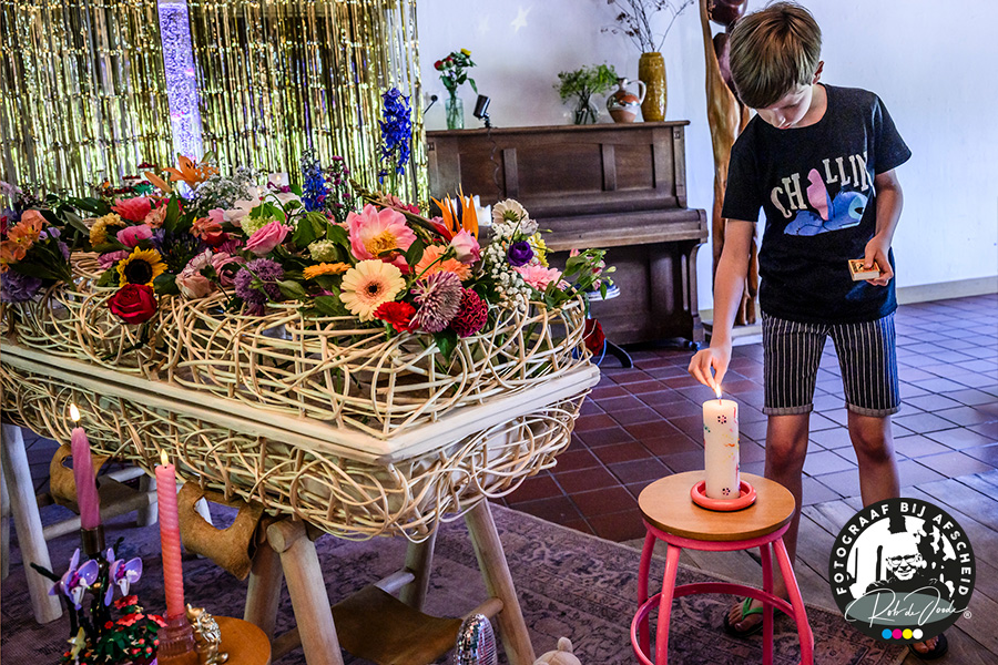 Foto's van de uitvaart 